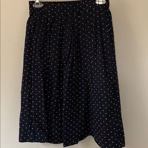 J Crew clip dot skirt